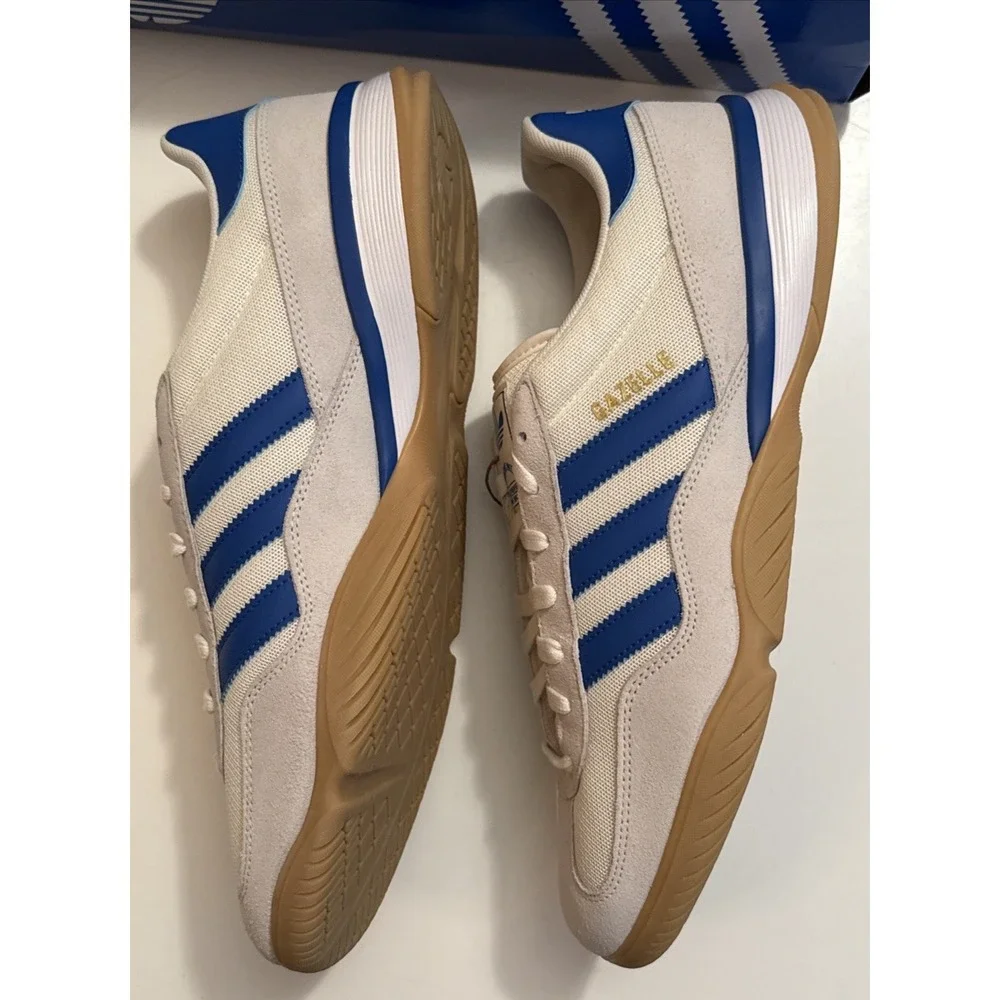 Adidas Gazelle Sala Men 13 / Women 14 JR3839 White & Blue - New in the Box NiB